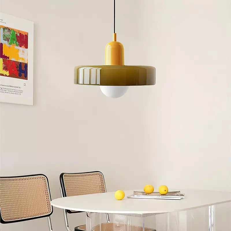 Colorful Bauhaus-Style Pendant Lamp - StiloGlas | Kalsten