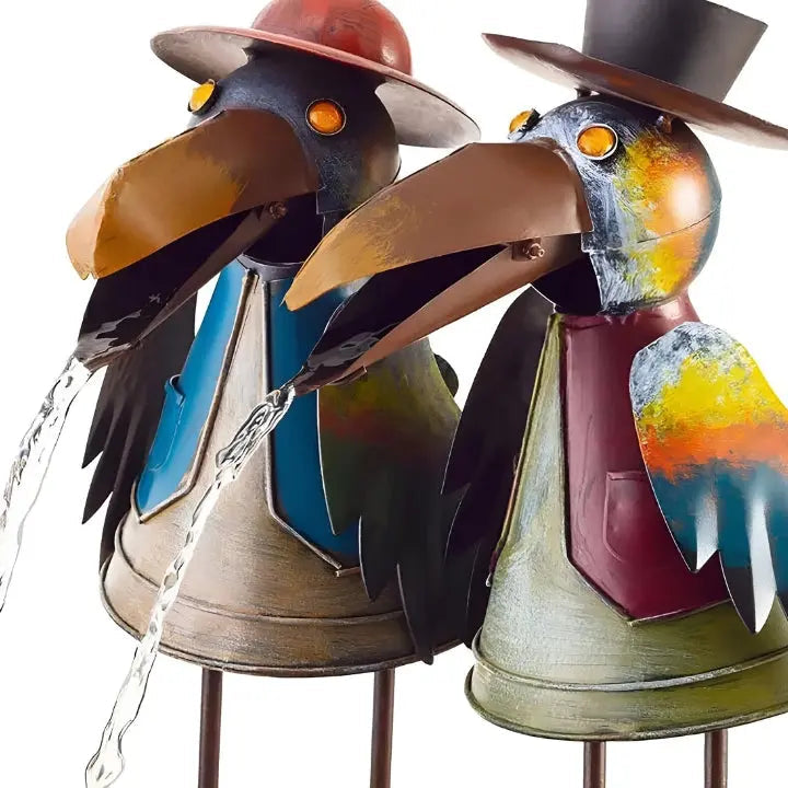 BowLift | ChirpStream | Toucan Bird Water Fountain – Playful Outdoor Garden Decoration with Flowing Water