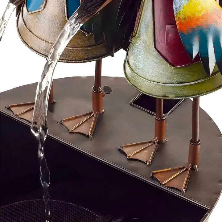BowLift | ChirpStream | Toucan Bird Water Fountain – Playful Outdoor Garden Decoration with Flowing Water