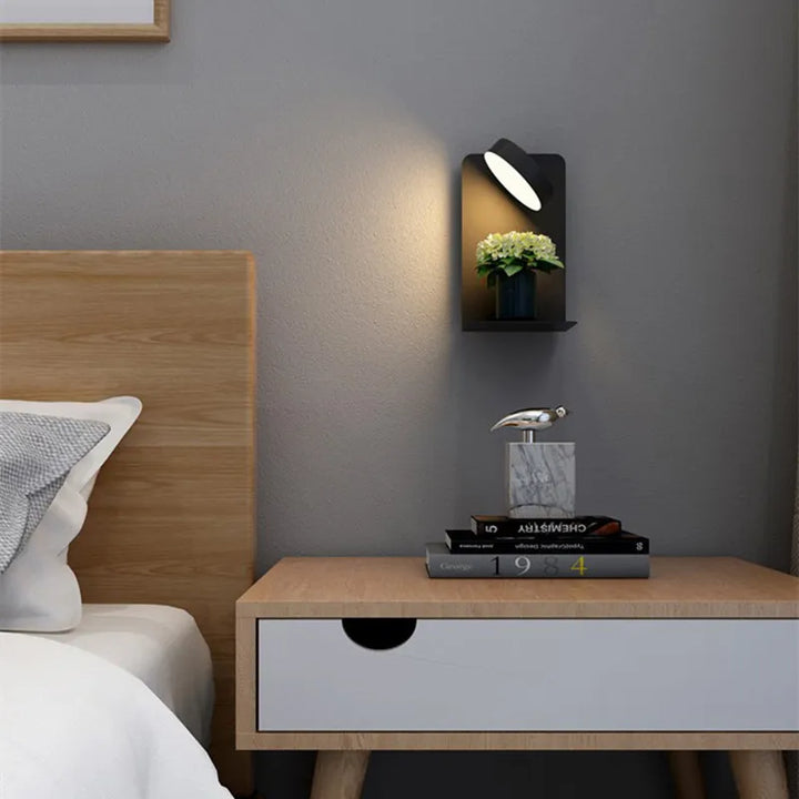 Dimmable LED Wall Lamp with USB Port