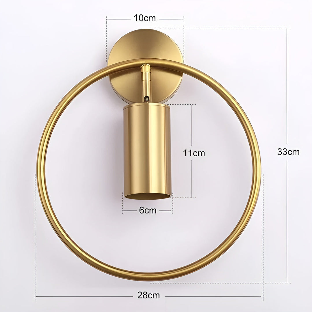 VivaLuxe Light - Modern LED Wall Lamp with Ring | Kalsten