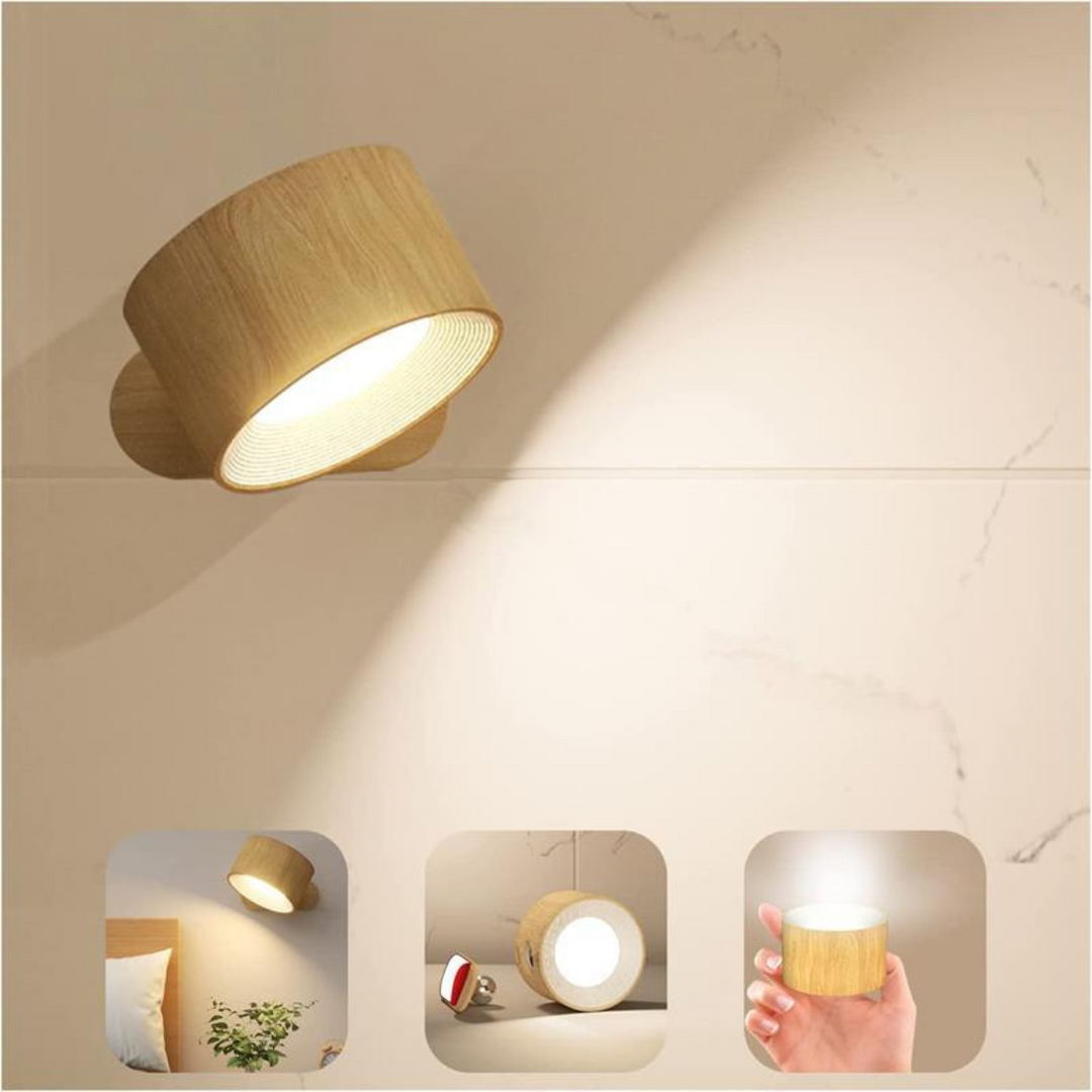 FlexiLamp – Wireless 360° Rechargeable Wall Lamp