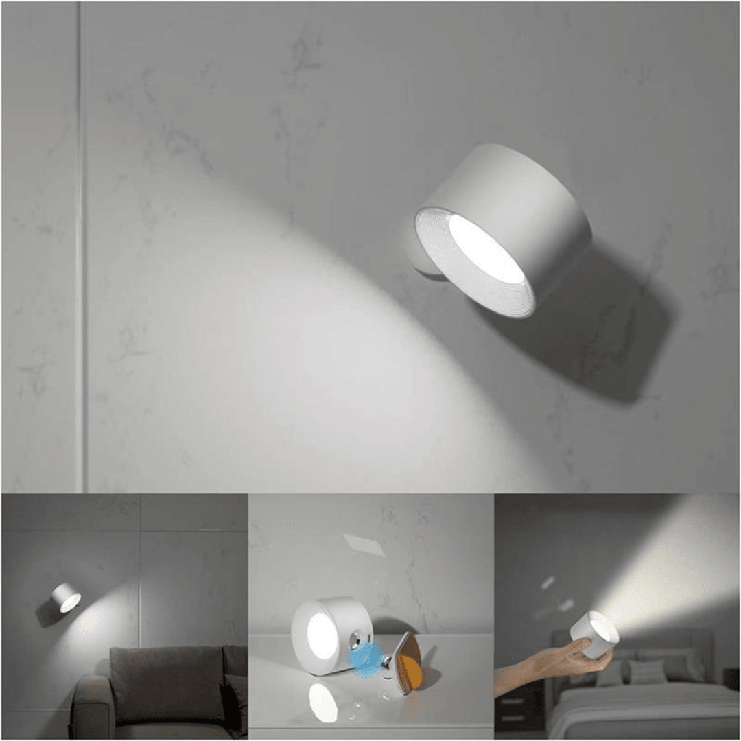 360° wireless rechargeable wall light | Versatile LED lighting solution | Kalsten