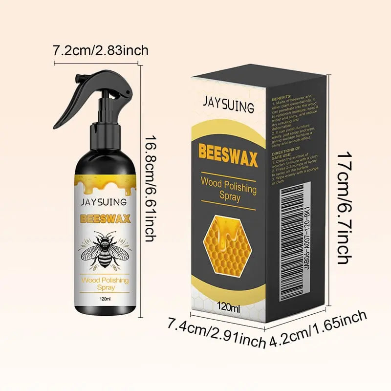 BowLift | Beeswax Wood Care Spray – Natural Furniture Care with Long-Lasting Shine