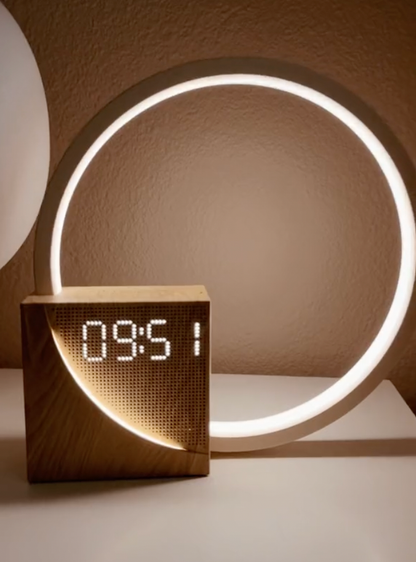 Skanto | Sunrise Simulation Alarm Clock with Built-in Charger