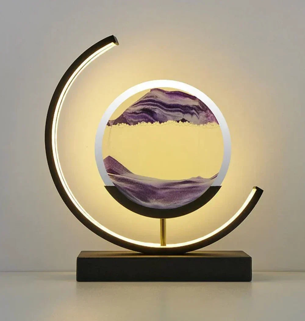 Elegant Sand Landscape Table Lamp Kalsten
