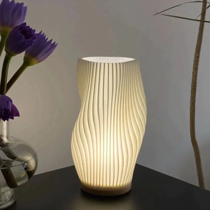 Wavecrest Lamp – Sleek USB-Powered Dimmable Table Lamp | Kalsten