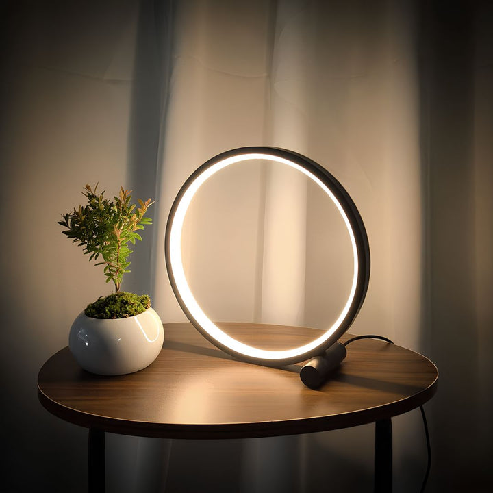 LED Table Lamp Ring Dimmable Bedside Light | Kalsten