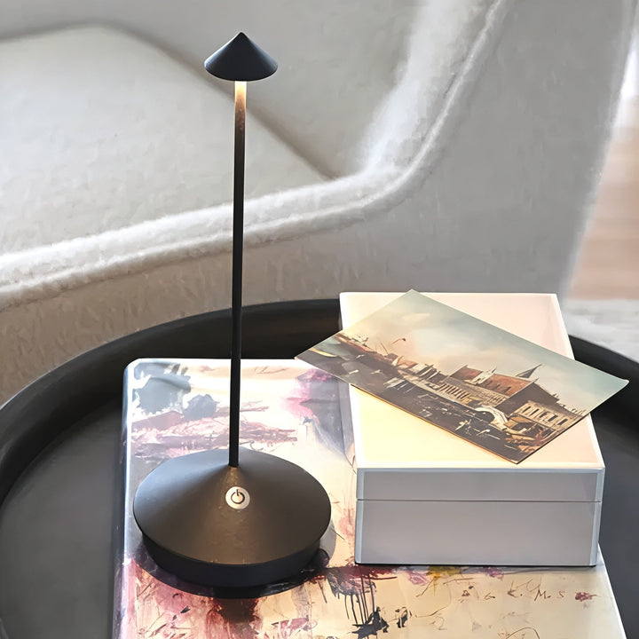 Table Lamp Wireless LED Rechargeable Aluminium Light | Kalsten