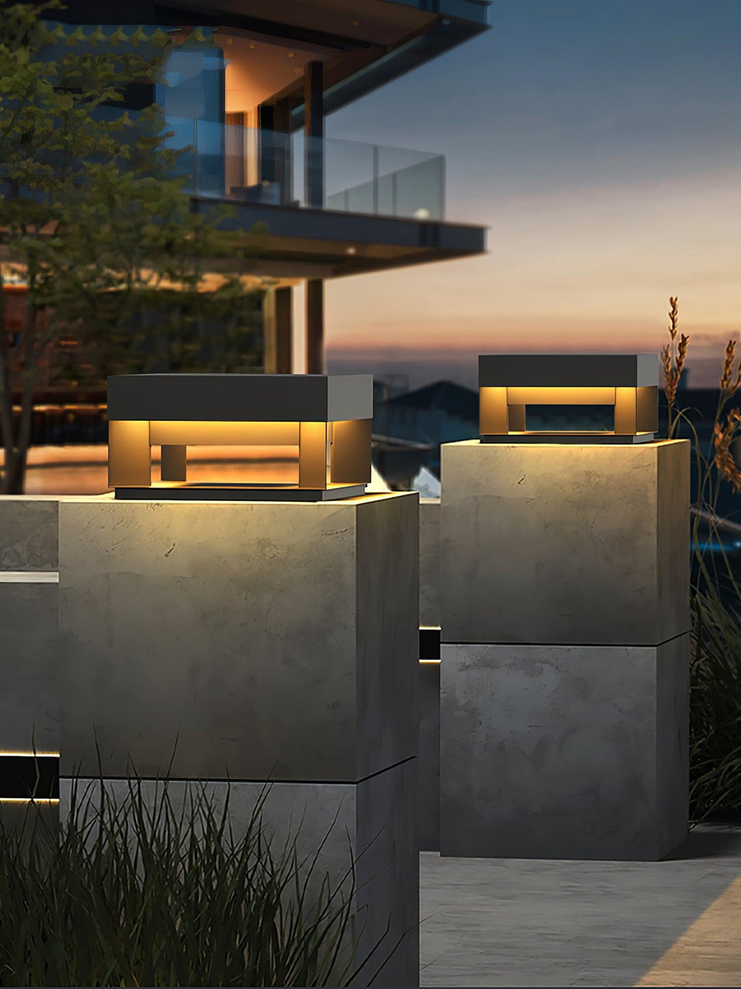 Black Box Outdoor Post Light | Kalsten