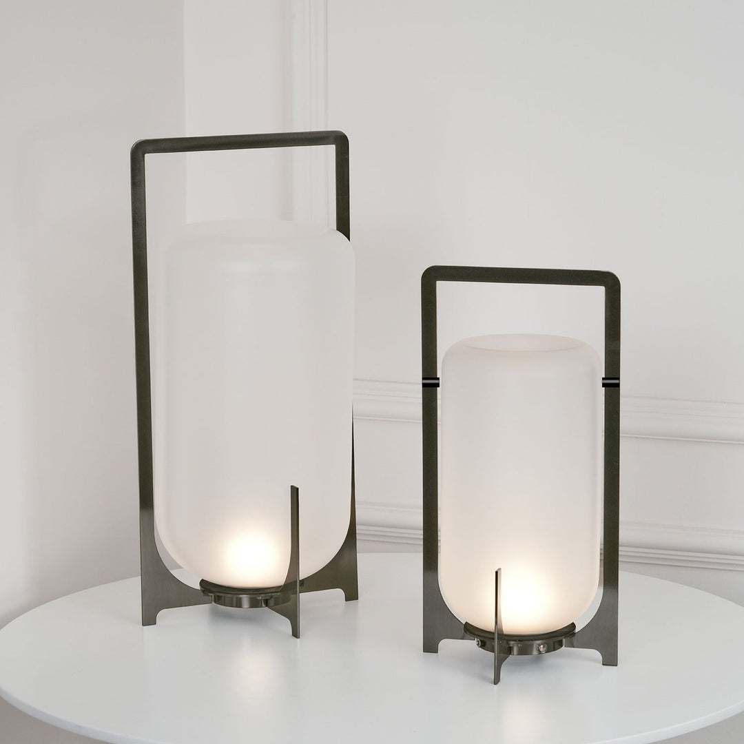 Black Twilight Lantern Table Lamp | Kalsten