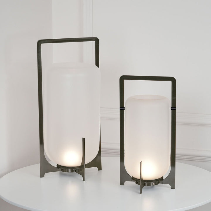 Black Twilight Lantern Table Lamp | Kalsten