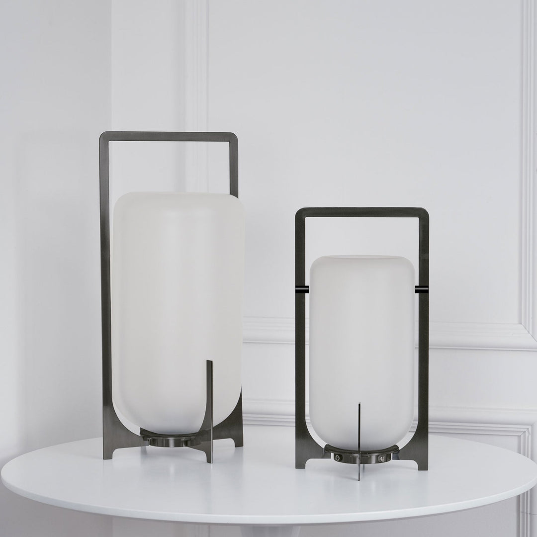 Black Twilight Lantern Table Lamp | Kalsten