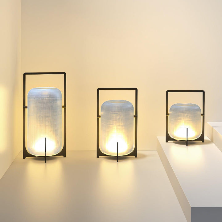 Black Twilight Lantern Table Lamp | Kalsten