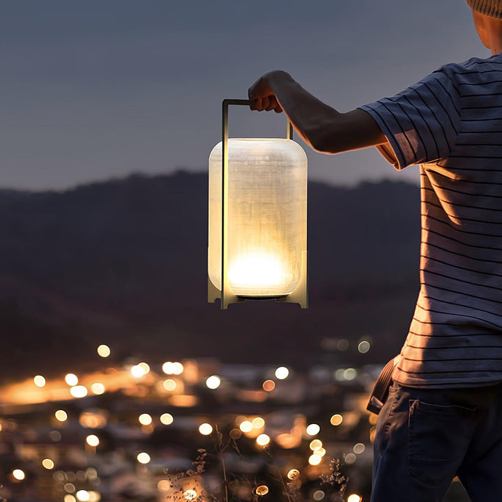 Black Twilight Lantern Table Lamp | Kalsten