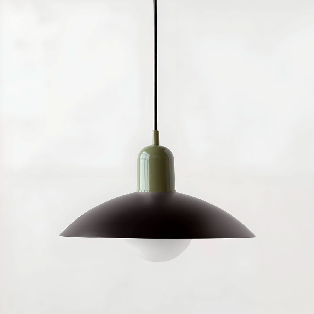 Kalsten | Modern Macaron Bauhaus Pendant Light – Iron Shade