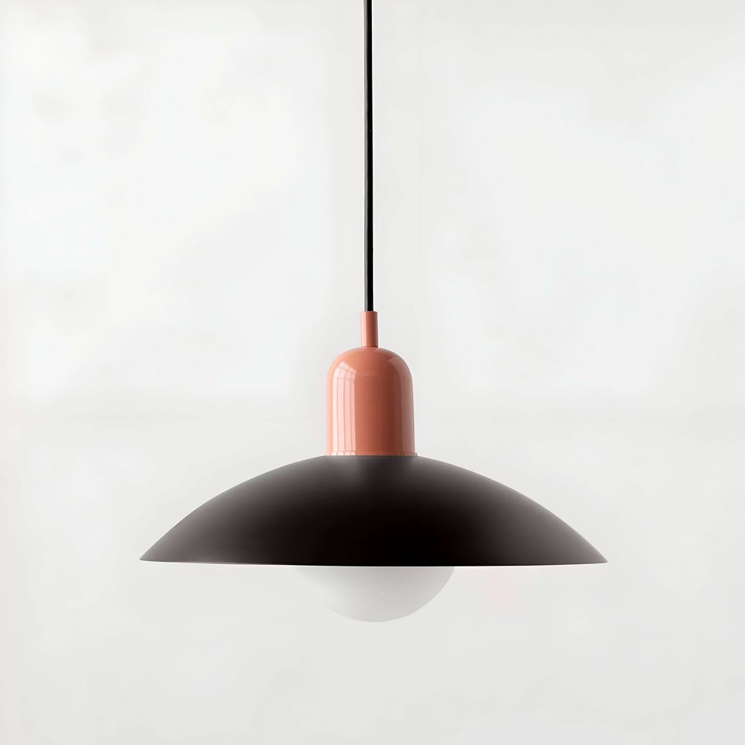 Kalsten | Modern Macaron Bauhaus Pendant Light – Iron Shade