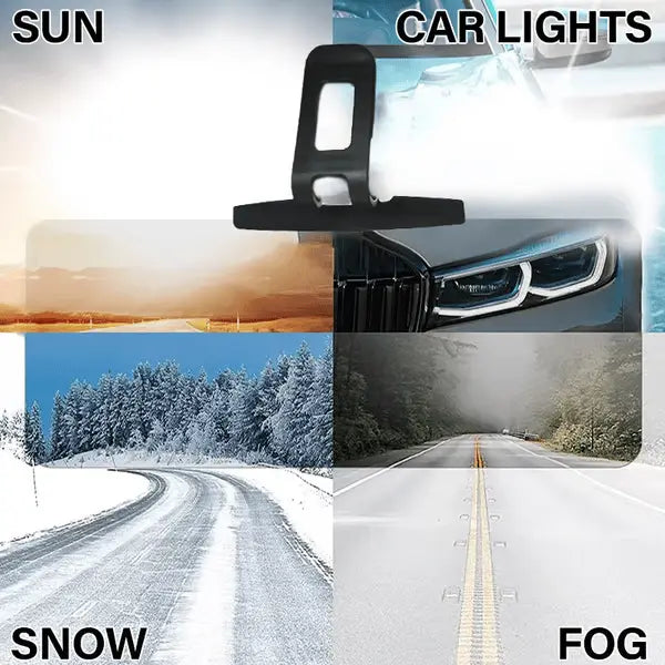 Kalsten | Glare-free driving visor – Against sunlight & winter glare