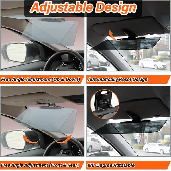 Kalsten | Glare-free driving visor – Against sunlight & winter glare