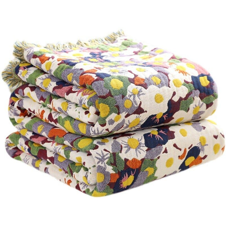 Bloom Pastoral Flower Throw Blanket | Kalsten