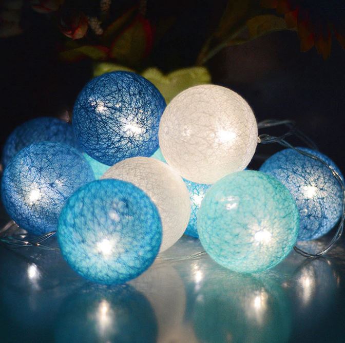 Cheerful Cotton Light Ball Garland - LumiBall | Kalsten