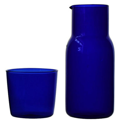 Glass Carafe & Cup Set – 500ml Borosilicate Water Set | Karnz