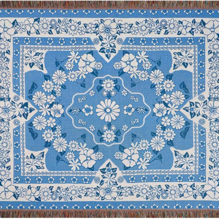 Boho Travel Blanket – Lightweight Microfiber Outdoor Throw for Beach & Camping
