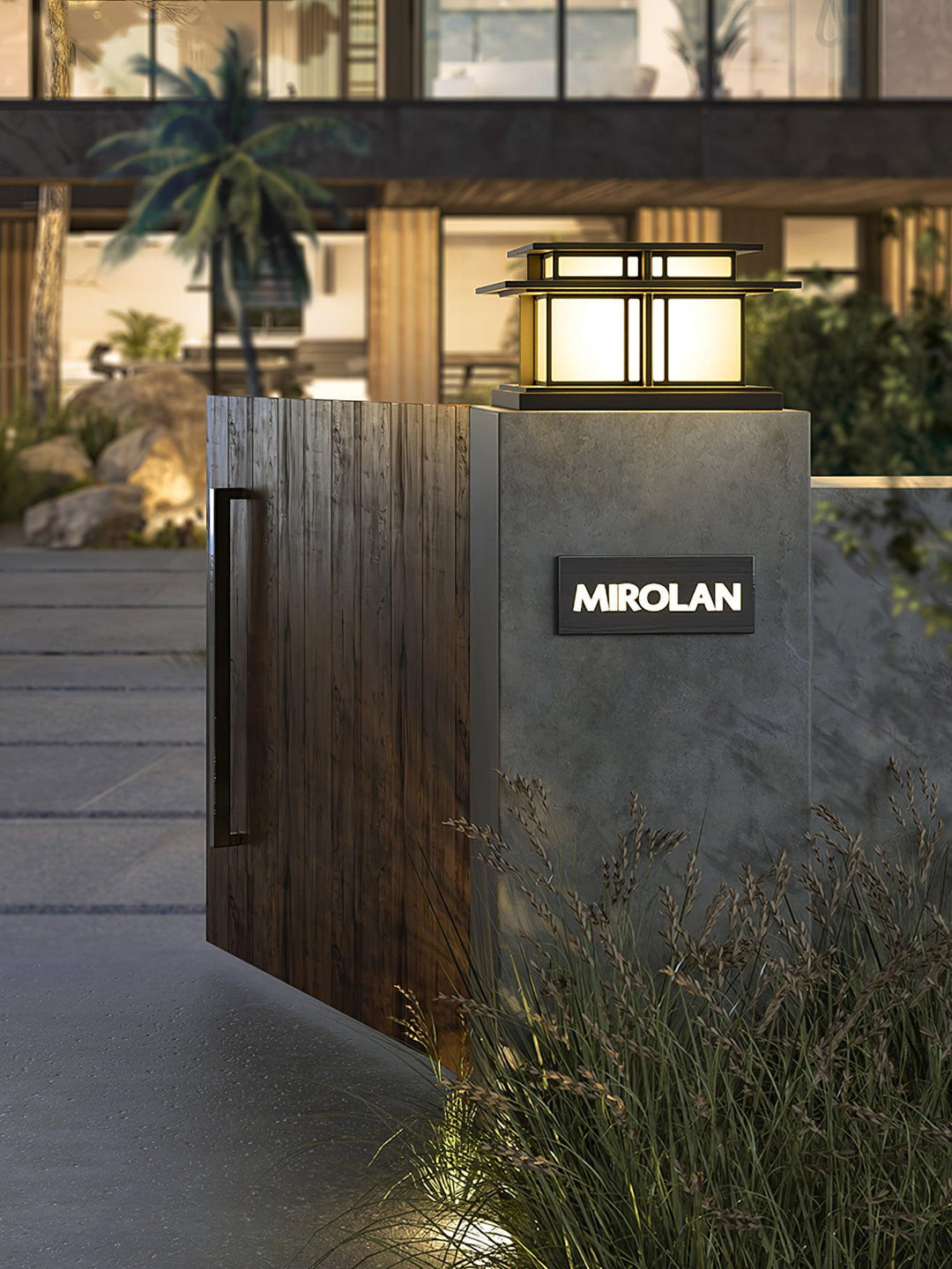 Boilyn Pillar Outdoor Light | Kalsten