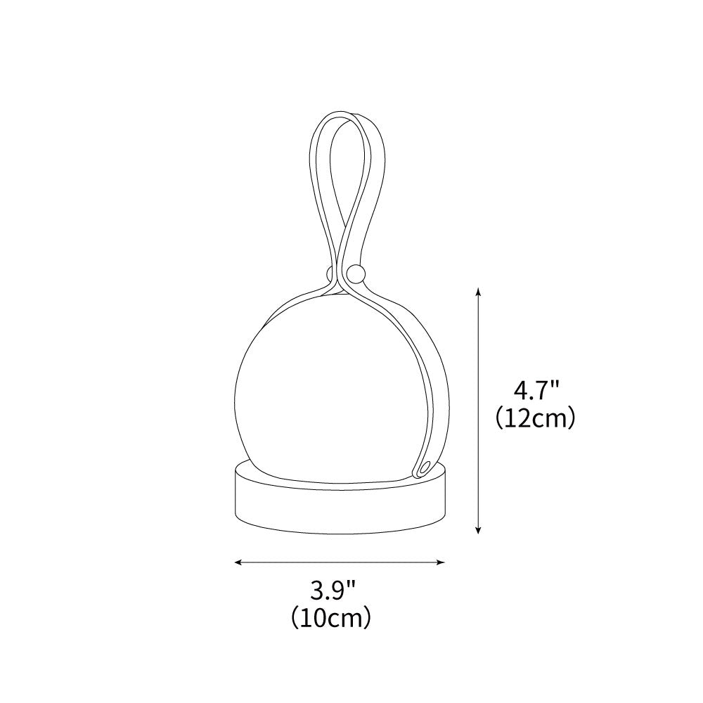 Bola Lantern Table Lamp 3.9' | Kalsten