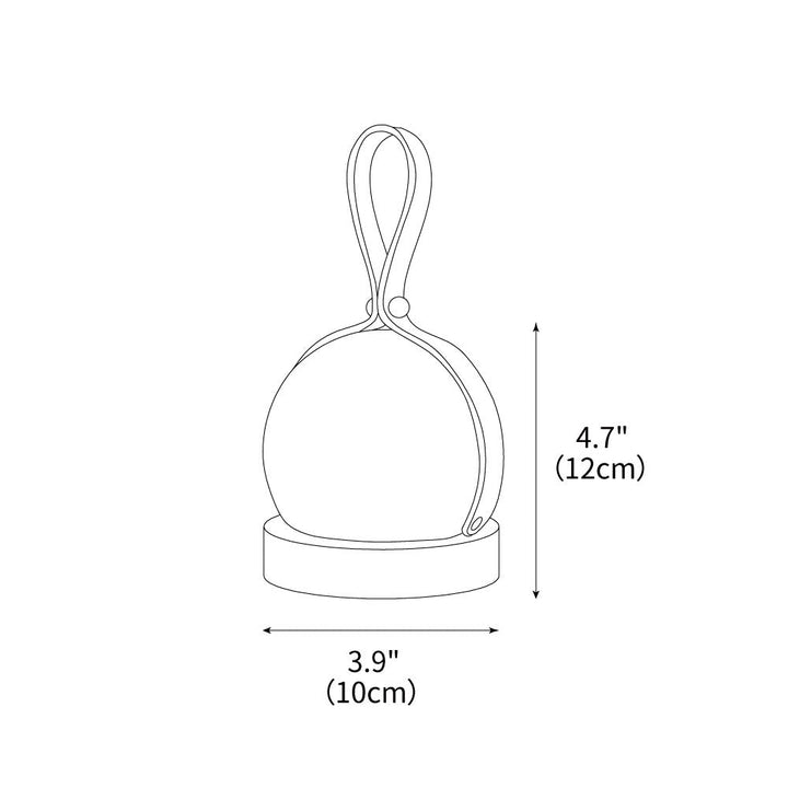 Bola Lantern Table Lamp 3.9' | Kalsten