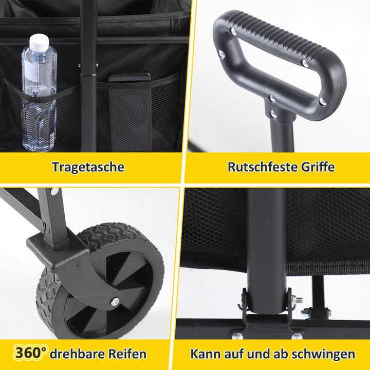 Folding Trolley Transport Cart 60L | Kalsten