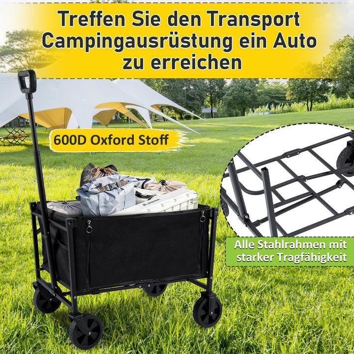 Folding Trolley Transport Cart 60L | Kalsten