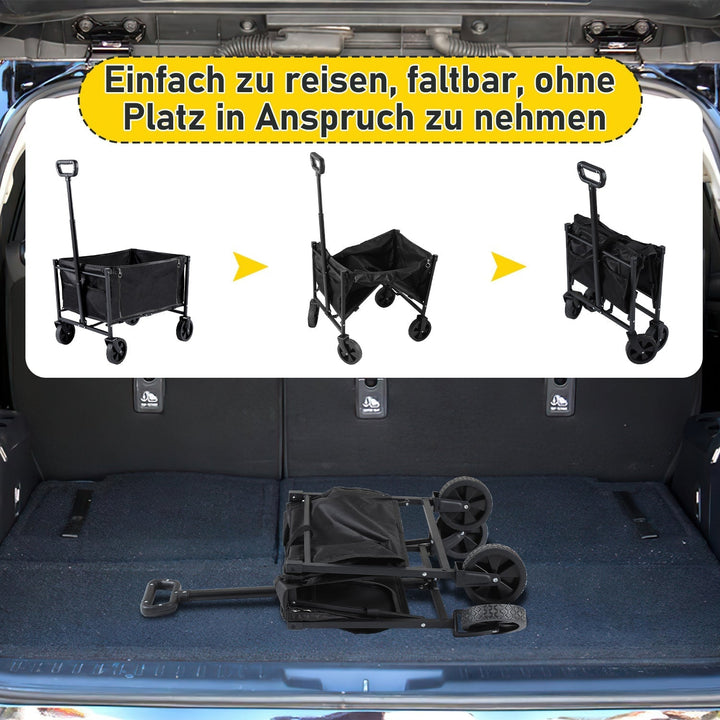 Folding Trolley Transport Cart 60L | Kalsten