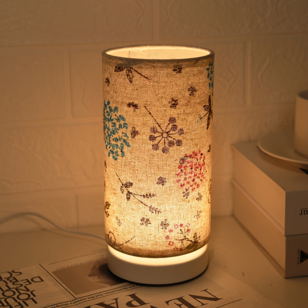 Botanical Floral Fabric Lighting Table Lamp | Kalsten