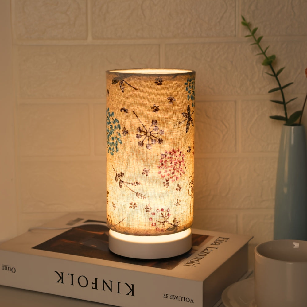 Botanical Floral Fabric Lighting Table Lamp | Kalsten