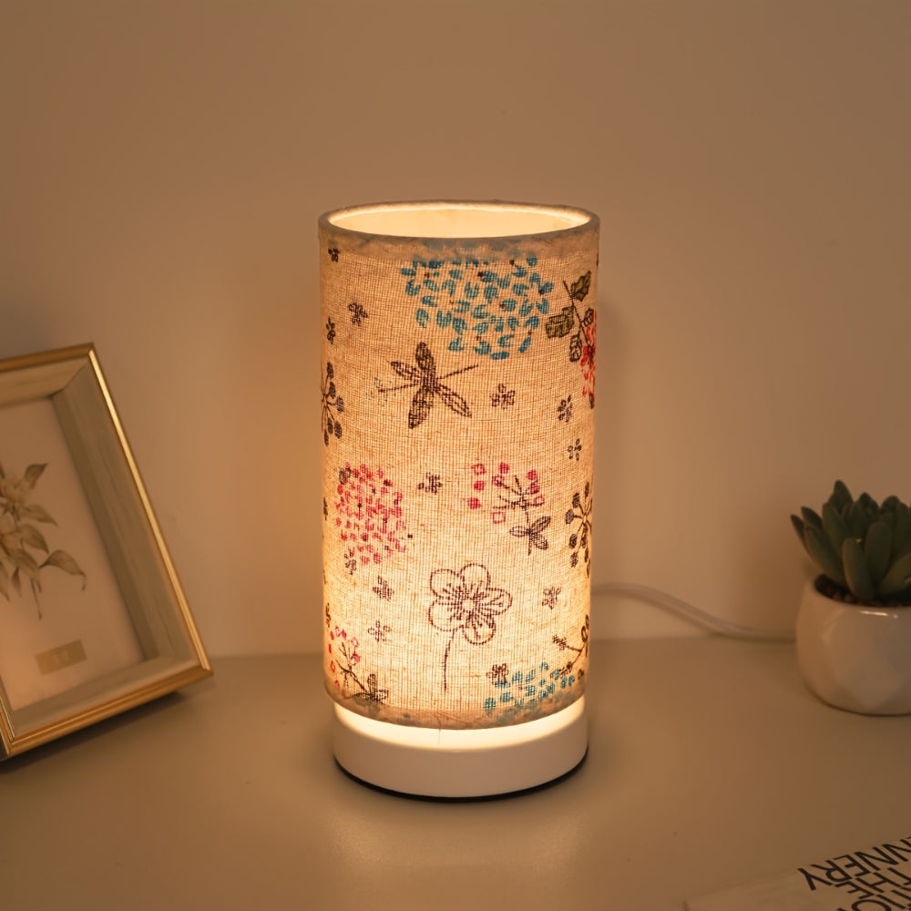 Botanical Floral Fabric Lighting Table Lamp | Kalsten