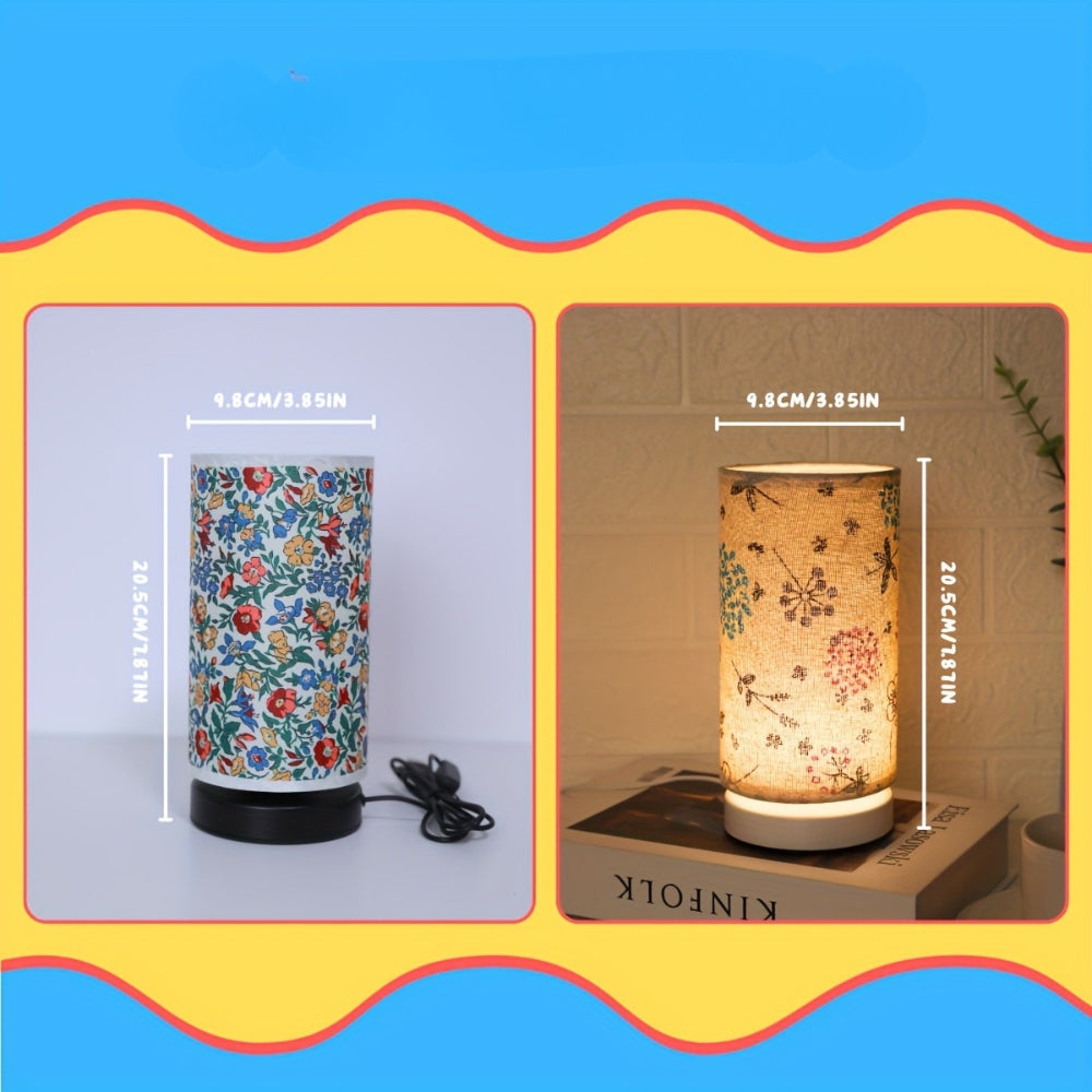 Botanical Floral Fabric Lighting Table Lamp | Kalsten