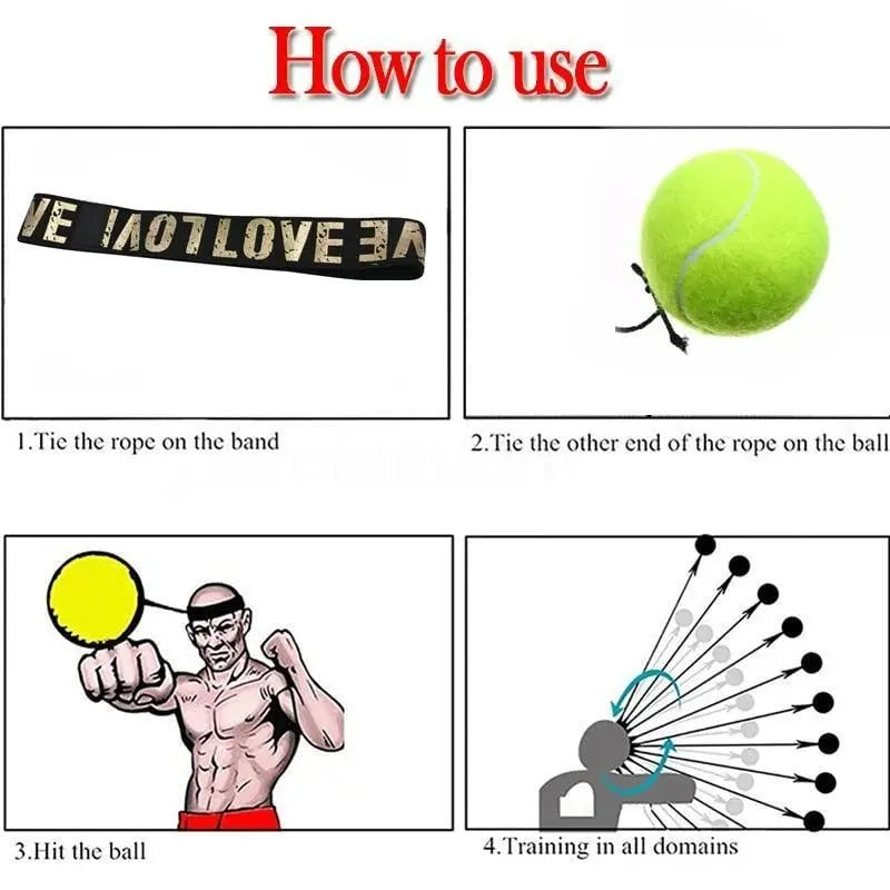 Kalsten | Box Reflex Ball with Headband – Reaction & Coordination Training for Home