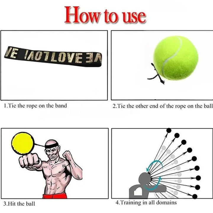 Kalsten | Box Reflex Ball with Headband – Reaction & Coordination Training for Home