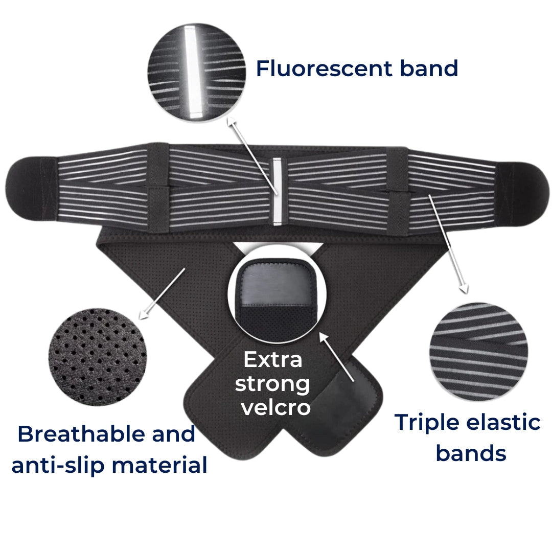 AlignEase Hip-Up Pelvis Correction Belt | Comfortable and Effective - for Pelvic Alignment - Posture Support - Pain Relief and Enhanced Mobility Kalsten