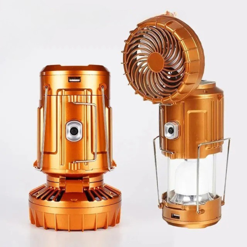 Campinglamp met Ventilator