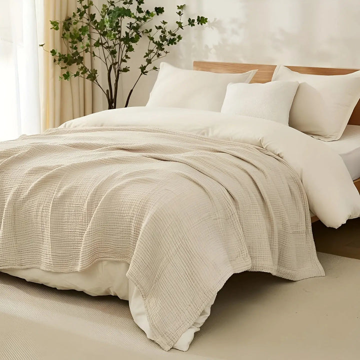 BreezeCotton Luxury Cotton Blanket for Every Season Kalsten