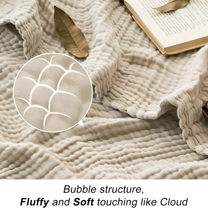 BreezeCotton Luxury Cotton Blanket for Every Season Kalsten