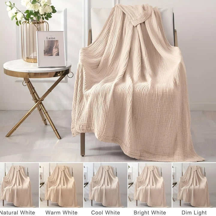 BreezeCotton Luxury Cotton Blanket for Every Season Kalsten