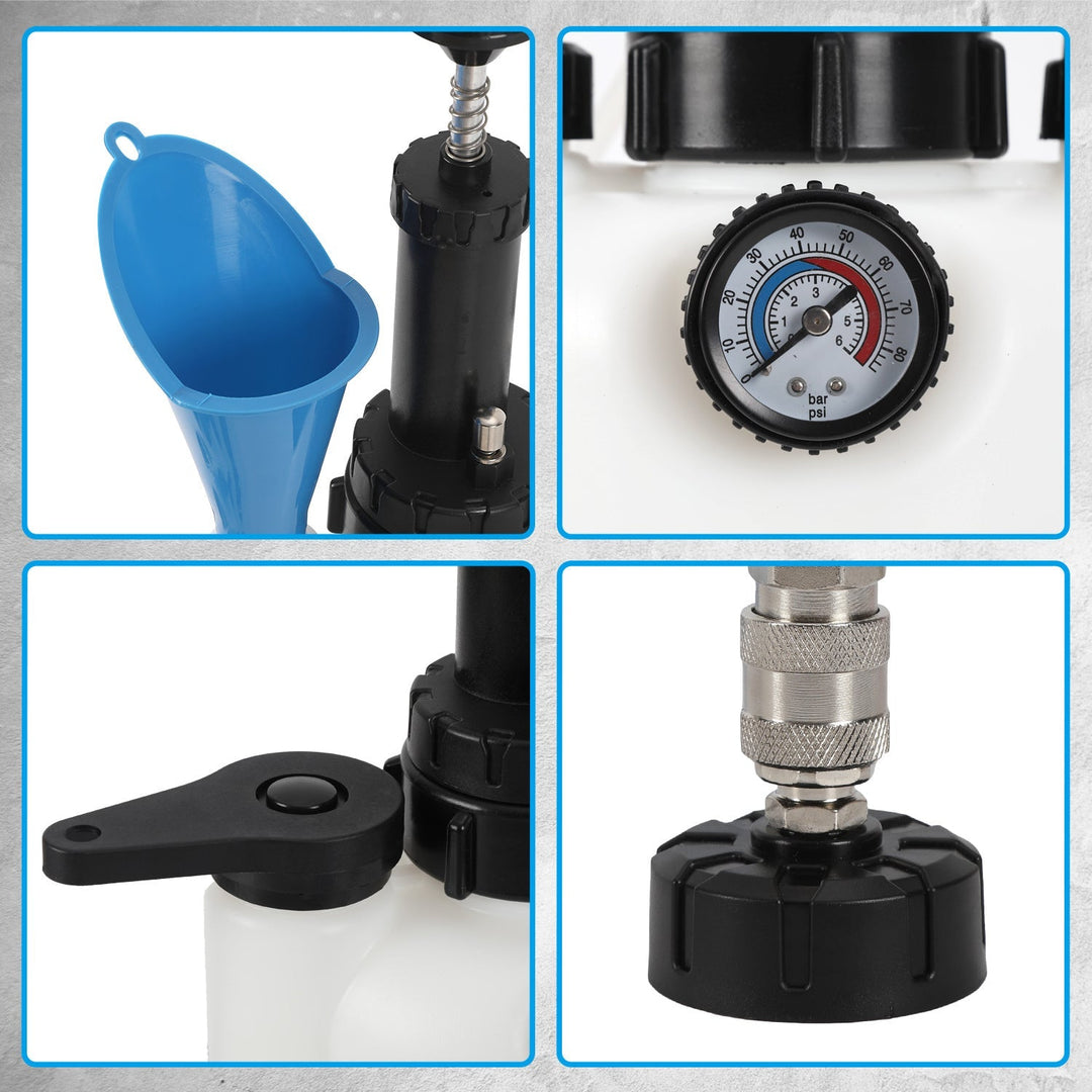 3L brake fluid brake bleeding device with 1L suction container | Kalsten