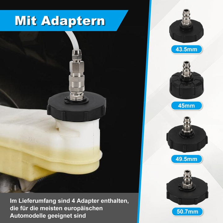 3L brake fluid brake bleeding device with 1L suction container | Kalsten