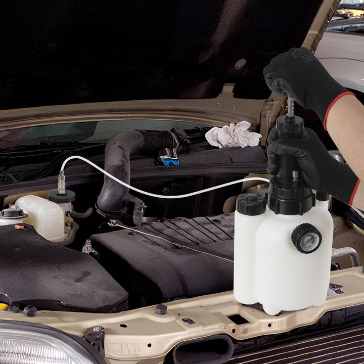 3L brake fluid brake bleeding device with 1L suction container | Kalsten