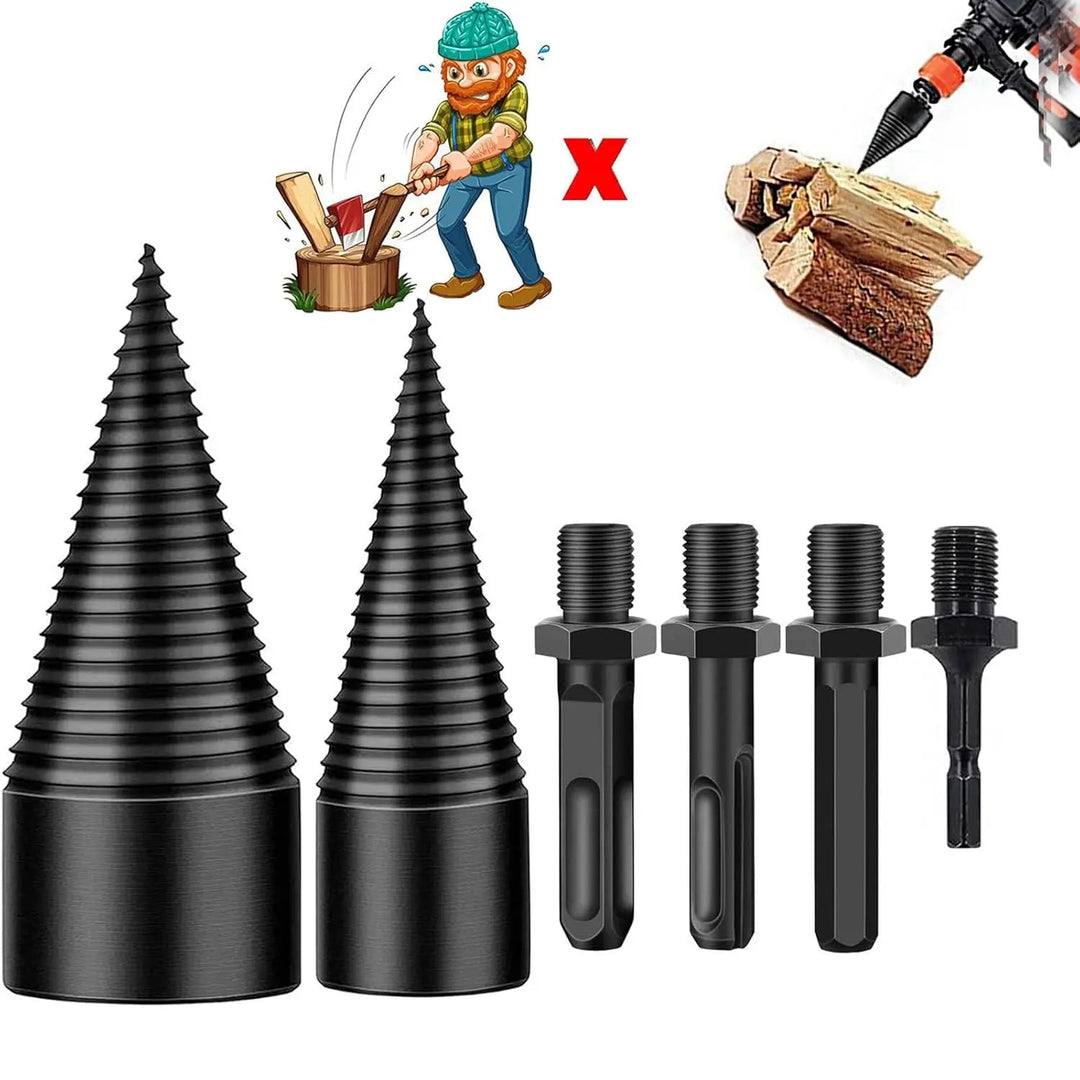 Kalsten | Firewood Drill Bit Set – Split wood easily with the cordless drill