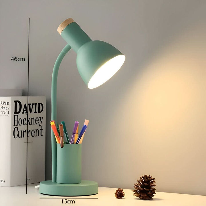 LED Table Lamp with Pen Holder for Organization & Style | Kalsten