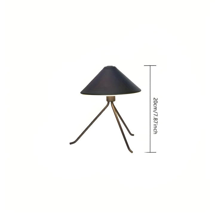 Eleganza Luxe Table Lamp – USB Rechargeable LED Lighting with Chic Design in Black, Gold and Silver Kalsten